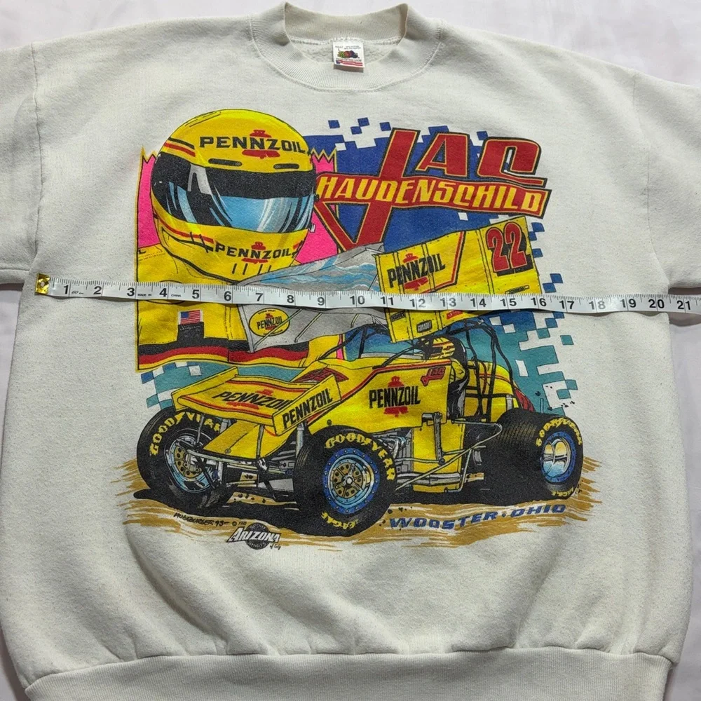 Vintage 90s Pennzoil Racing shirts Lot of 2 Front & Back Graphics Midget racing - Picture 12 of 16